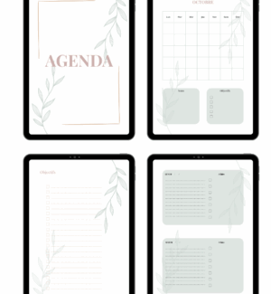 Planner annuel non daté | PDF à imprimer